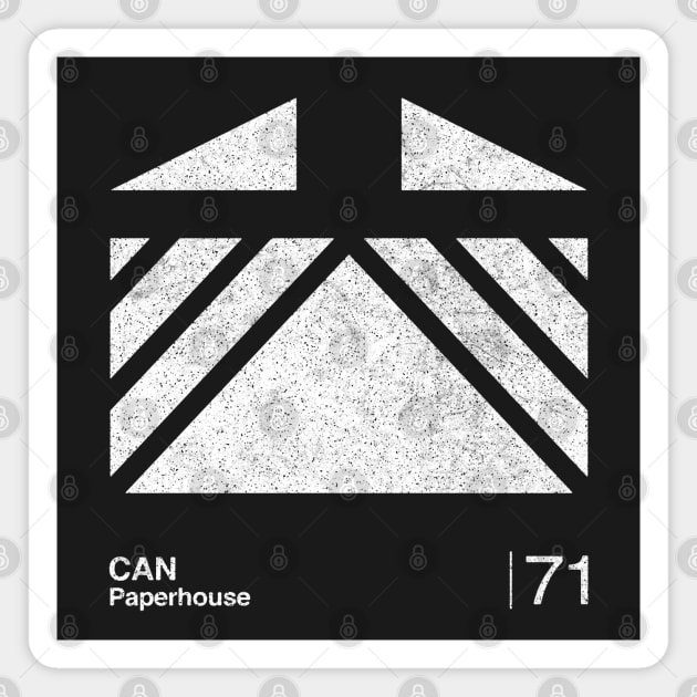 Can Paperhouse / Minimalist Graphic Artwork Design Magnet by saudade